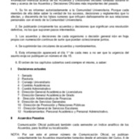 Comunicación Oficial No. 001 | 1 noviembre de 1973